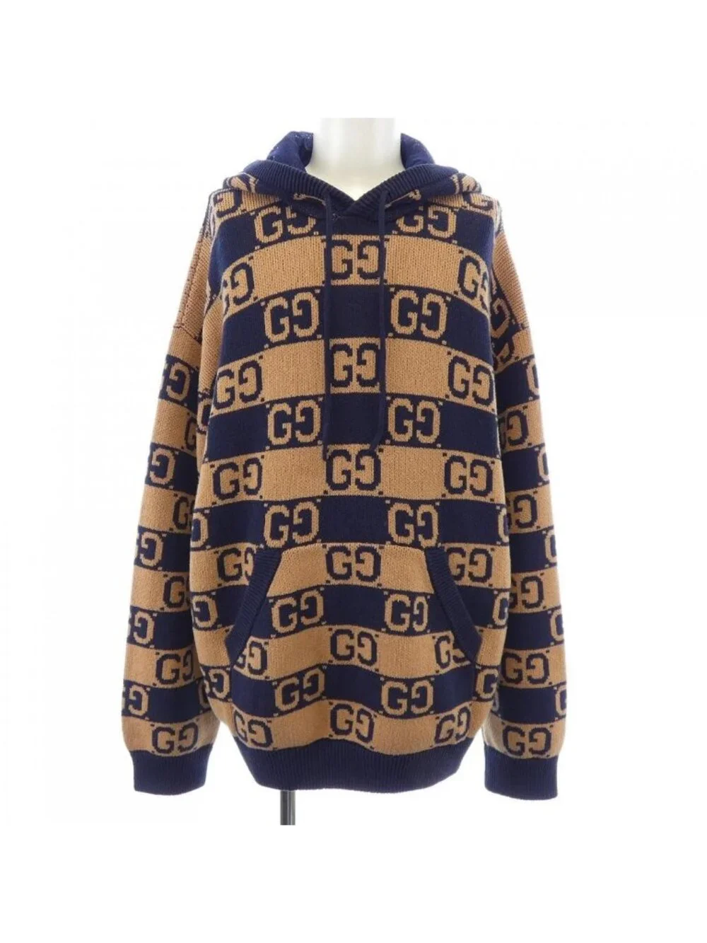 Gucci Hoodie Brown Navy